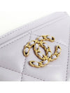 19 Gold Logo Lambskin Card Wallet Lilac - CHANEL - BALAAN 10