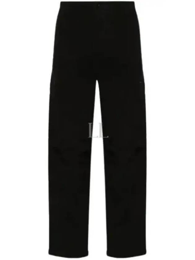 Micro Reps Loose Cargo Straight Pants Black - CP COMPANY - BALAAN 2