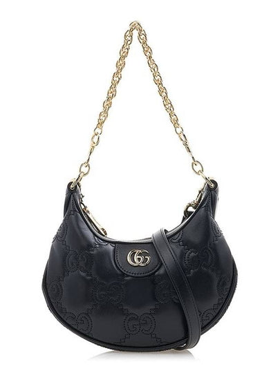 GG Matelasse Leather Mini Shoulder Bag Black - GUCCI - BALAAN 2