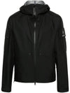 Metropolis Series Gore-Tex Infinium Hooded Jacket Black - CP COMPANY - BALAAN 3