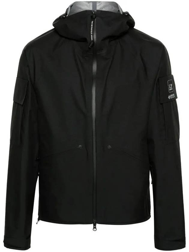 Metropolis Series Gore-Tex Infinium Hooded Jacket Black - CP COMPANY - BALAAN 3