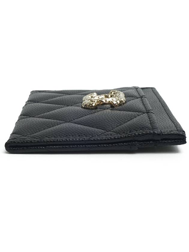 Card wallet slot CC PINS black champagne gold full set - CHANEL - BALAAN 5