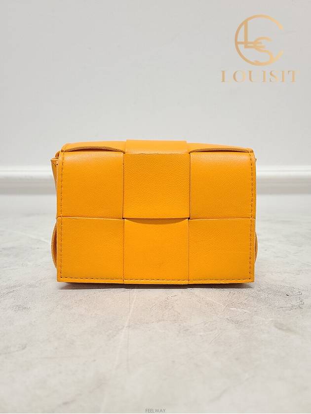 Used luxury goods Lewis It Orange weaving mini cassette cross bag - BOTTEGA VENETA - BALAAN 2