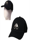 Metal Logo Icon Ball Cap Black Silver - MOOSE KNUCKLES - BALAAN 3