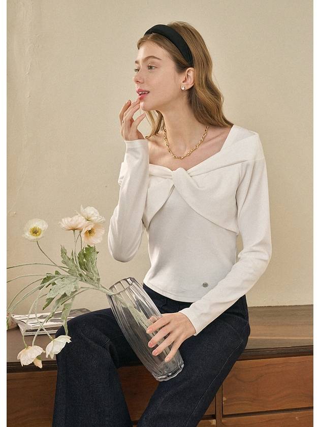 Florist Off Shoulder Tee Ivory - MICANE - BALAAN 3