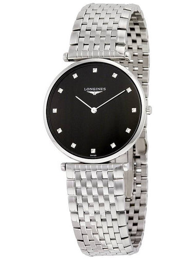 Longines La Grande Classique Black Diamond Dial Men's Watch L47554586 - LONGINES - BALAAN 1