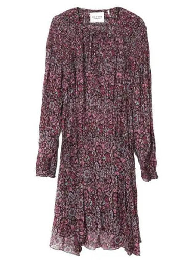 Flower Print Dress Women s One Piece - ISABEL MARANT - BALAAN 1