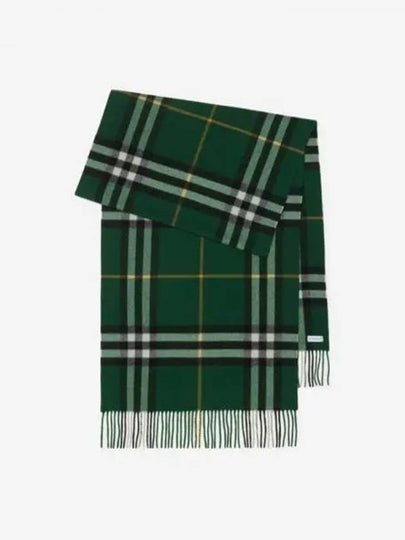 Check print fringe cashmere scarf 8094662 - BURBERRY - BALAAN 2