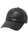 CLASSIC LEATHER CAP BLACK - LIBERE - BALAAN 1