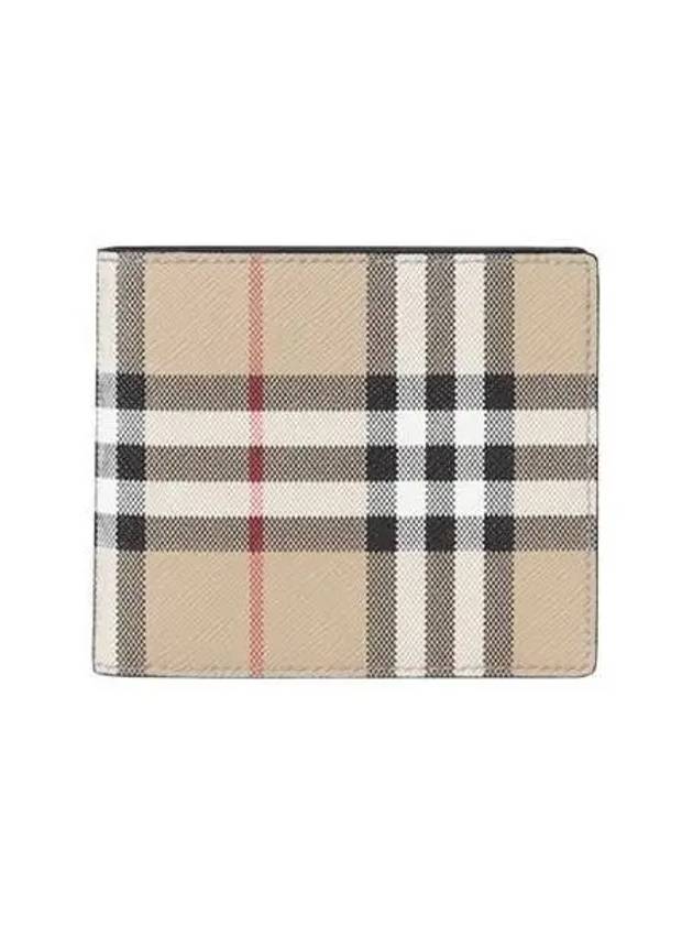 Half wallet vintage check beige - BURBERRY - BALAAN 1