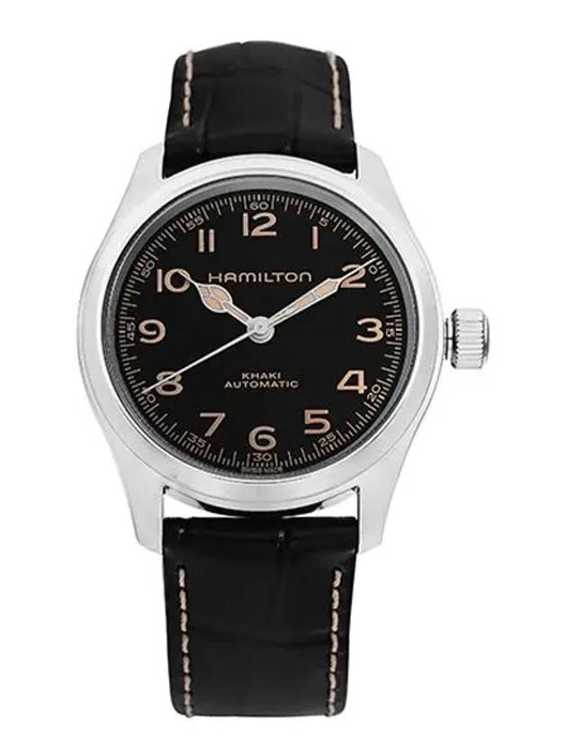 H70405730 Khaki Field Men's Leather Watch - HAMILTON - BALAAN 1