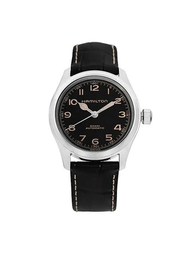 H70405730 Khaki Field Men's Leather Watch - HAMILTON - BALAAN 1