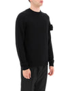 Men's Baguette Sleeve Wool Knit Top Black - FENDI - BALAAN 3