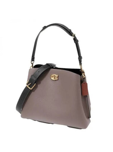 Willow Shoulder Bag in Color Block C2590 B4CBD - COACH - BALAAN 1