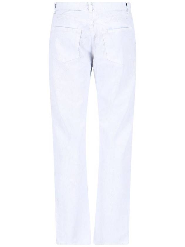 Denim Straight Pants SI1LA0002 S30561967 WHITE - MAISON MARGIELA - BALAAN 3