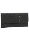 Signature Stitch Hand Strap Long Wallet Black - MAISON MARGIELA - BALAAN 3