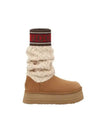 Classic Sweater Letter Winter Boots Chestnut - UGG - BALAAN 1