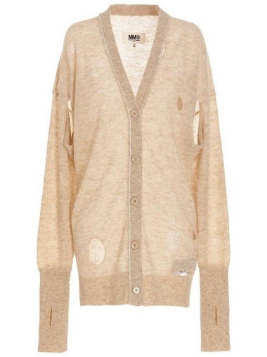 MM6 Cardigan Beige - MAISON MARGIELA - BALAAN 1