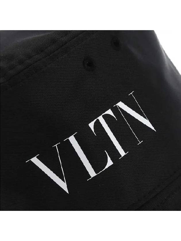 VLTN Nylon Bucket Hat Black - VALENTINO - BALAAN 5