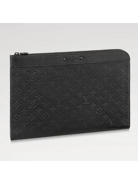 Men's Pochette Jour Pouch Bag Black - LOUIS VUITTON - BALAAN 2