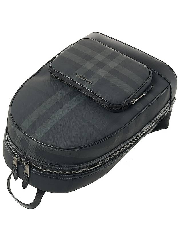 Rocco Backpack Charcoal - BURBERRY - BALAAN 5