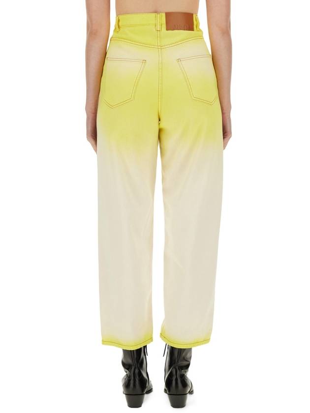 Denim Straight Pants 3642MDP240T 24747306 YELLOW - MSGM - BALAAN 4