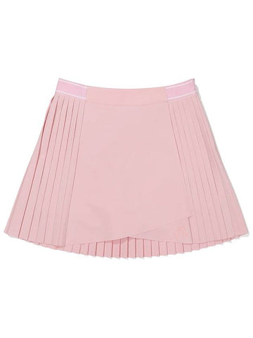 Side pleated skirt PINK WOMAN - MALBON GOLF - BALAAN 1