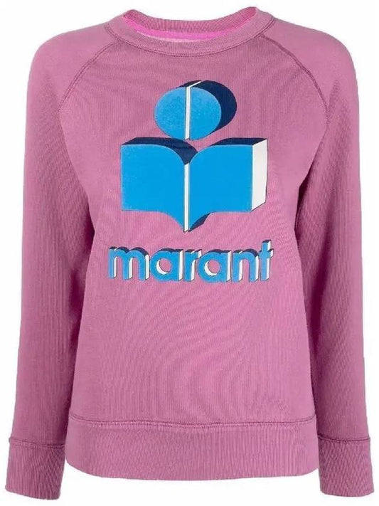 MILLY Logo Women's Sweatshirt Pink - ISABEL MARANT - BALAAN 1