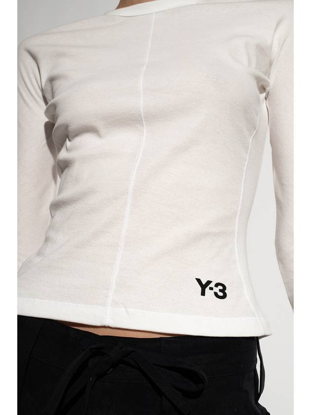 Y-3 Top With Logo, Women's, White - Y-3 - BALAAN 5