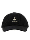 Tomas Embroidered Logo Ball Cap Black - ISABEL MARANT - BALAAN 1