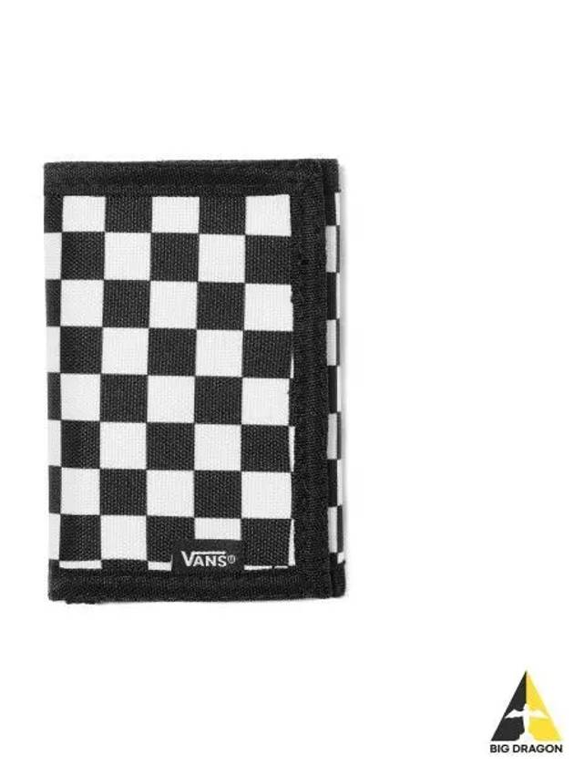 Slip Wallet Black White Check VN000C32HU01 - VANS - BALAAN 1