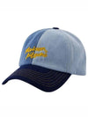 Denim 6 Panel Ball Cap Blue - MAISON KITSUNE - BALAAN 2