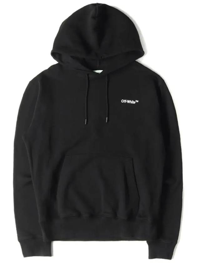 12th Anniversary Embroidered Logo Hoodie Black OMBB034E18192001 1000 - OFF WHITE - BALAAN 2