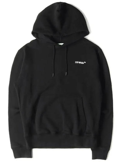 12Th Anniversary Embroidered Logo Hoodie Black - OFF WHITE - BALAAN 2