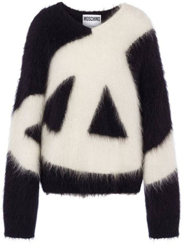 Moschino Sweater With Brushed Effect - MOSCHINO - BALAAN 1