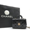 Chain Lambskin Mini Bag Gold Black - CHANEL - BALAAN 11