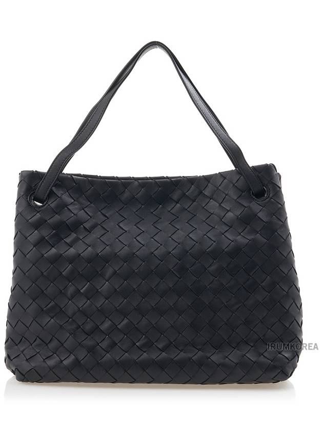 Intrecciato Large Top Handle Tote Bag Black - BOTTEGA VENETA - BALAAN 4