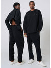 AU42PT08 Sweatshirt baggy pants black - ATHPLATFORM - BALAAN 11