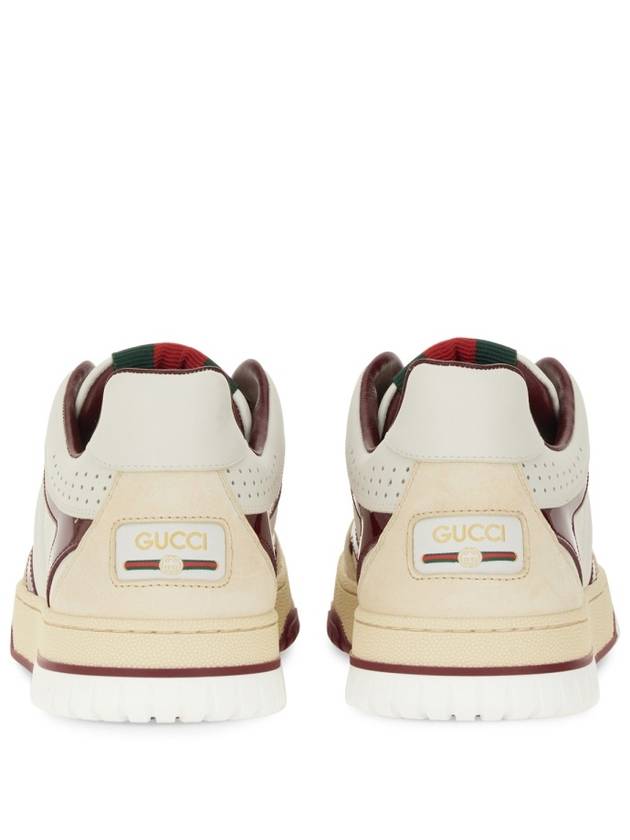 Women's Reweb Low Top Sneakers White - GUCCI - BALAAN 6