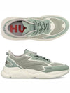 Reflective Piping Low Top Sneakers Turquoise - HUGO BOSS - BALAAN 2