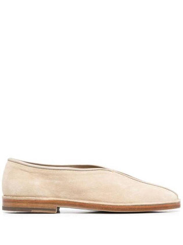 Flat Piped Slippers Beige - LEMAIRE - BALAAN 1