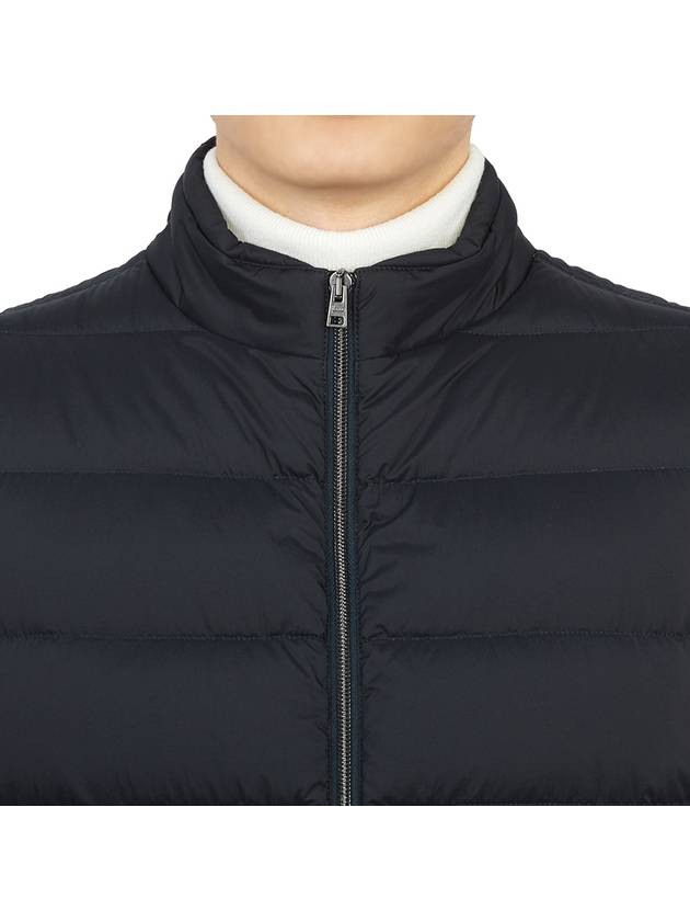 Down Padded Vest Navy - HERNO - BALAAN 8