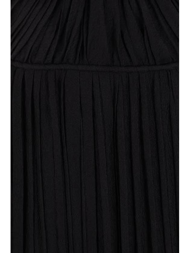 23 ss long evening dress in pleated silk CHC23SRO31003 001 B0230270331 - CHLOE - BALAAN 5