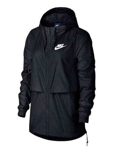 Women s Sportswear Repel Woven Windbreaker Jacket Black - NIKE - BALAAN 1