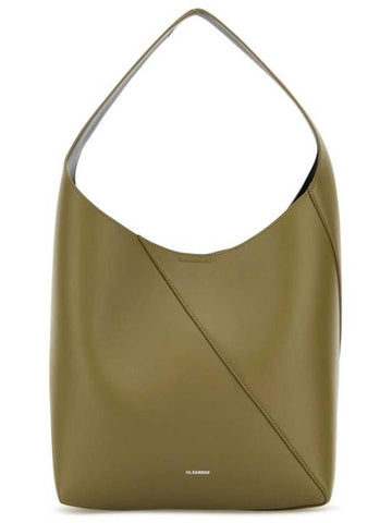 Vertigo Medium Hobo Tote Bag Khaki - JIL SANDER - BALAAN 1