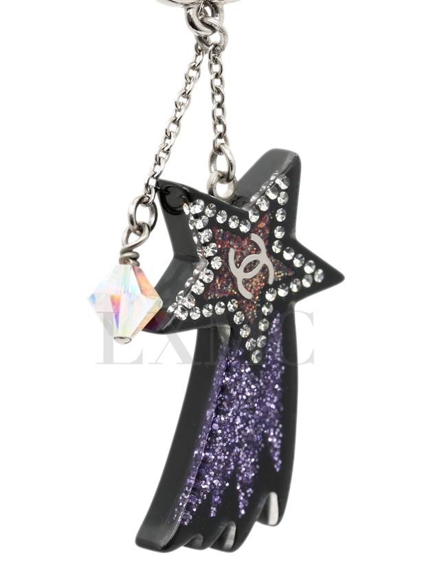 Long Earrings Shooting Star Resin CC Logo Dangle - CHANEL - BALAAN 6