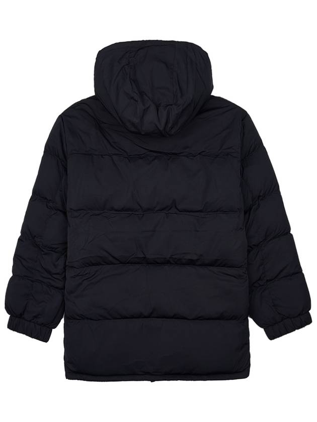 Puffer Bold Fox Head Patch Nylon Hood Padding Black - MAISON KITSUNE - BALAAN 3