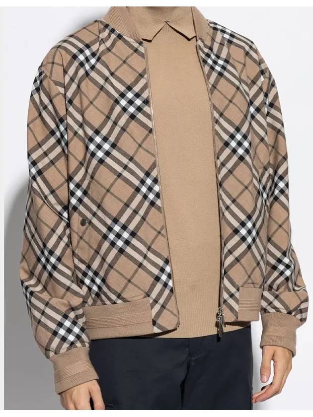 Vintage check zip up bomber jacket 8092963 - BURBERRY - BALAAN 5