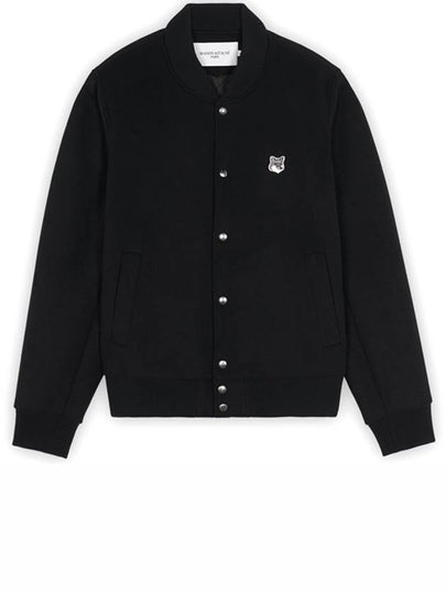 Classic Teddy Wool Jacket Black - MAISON KITSUNE - BALAAN 2