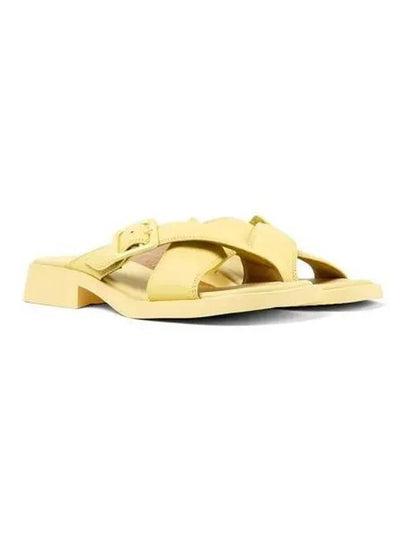 Dana Cross Strap Slippers Yellow - CAMPER - BALAAN 2